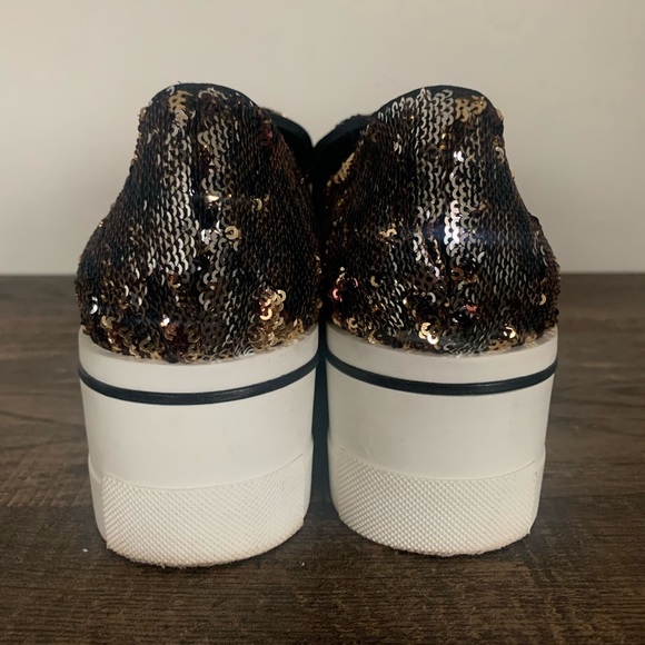 Stella McCartney Binx Sequin Platform Shoes Multicolor Womens 39 US 9 Sneakers - Picture 10 of 12
